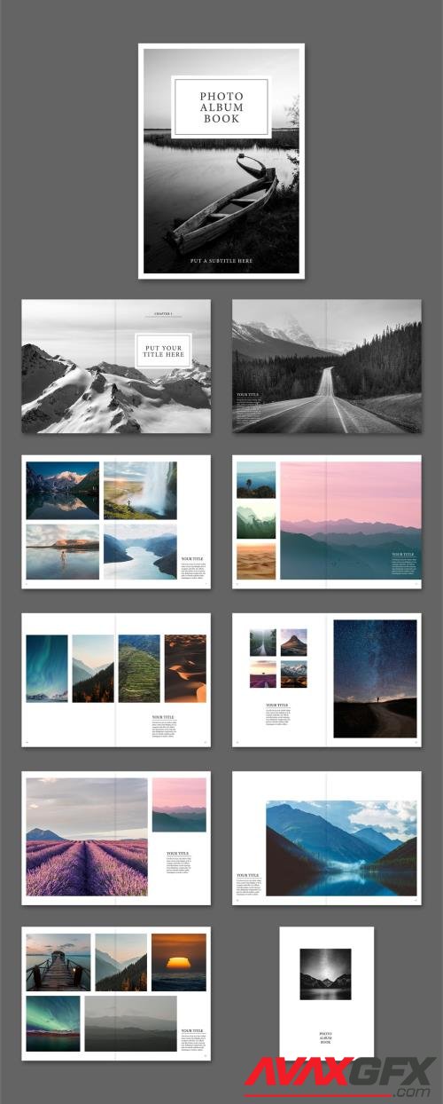 Photo Album Book Layout 532559960 [Adobestock]