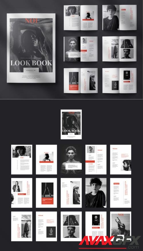 Lookbook Portfolio Layout 524551320 [Adobestock]