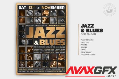 Jazz and Blues Flyer Template - 797260