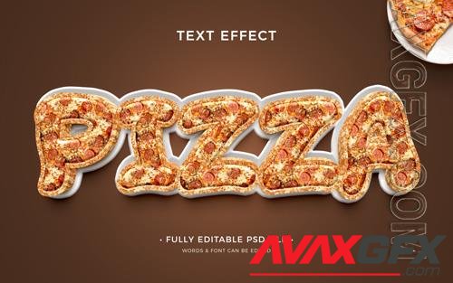 Pizza text effect [PSD]