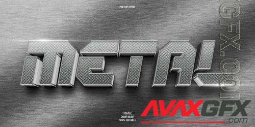 Metal 3d editable text effect [PSD]