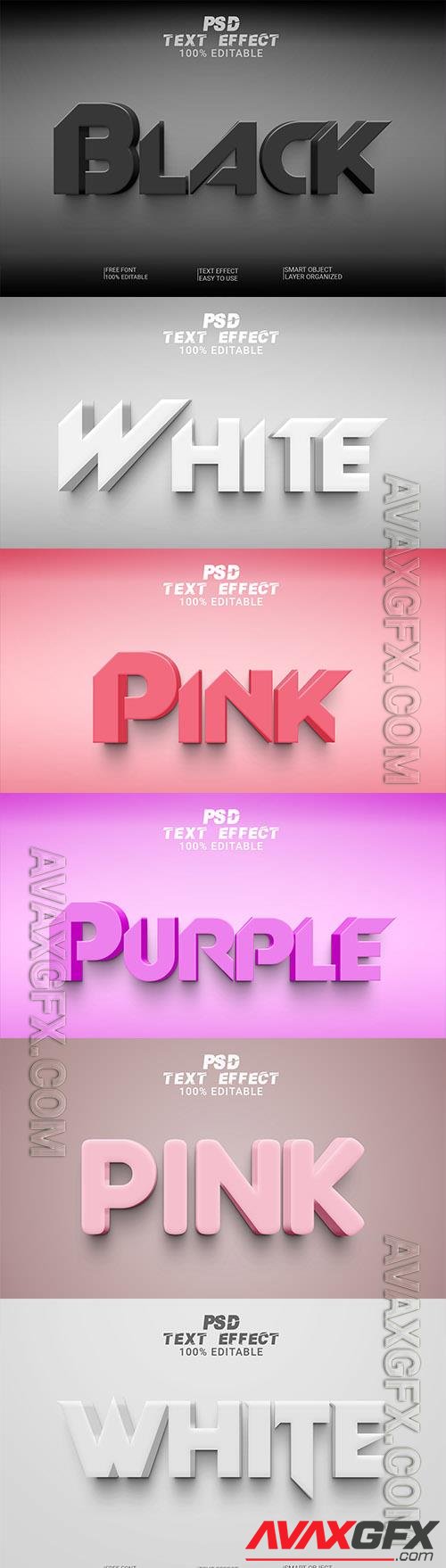 Style text effect editable set vol 216 [PSD]