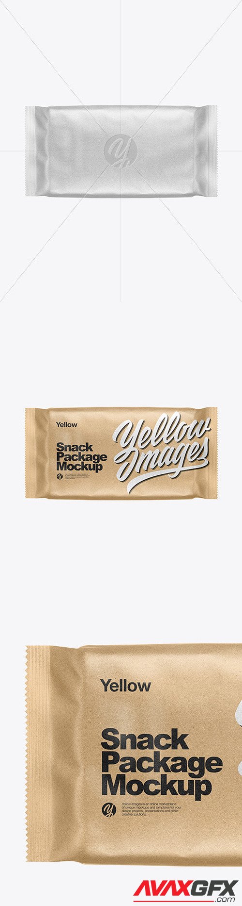 Kraft Snack Package Mockup 46307 [TIF]