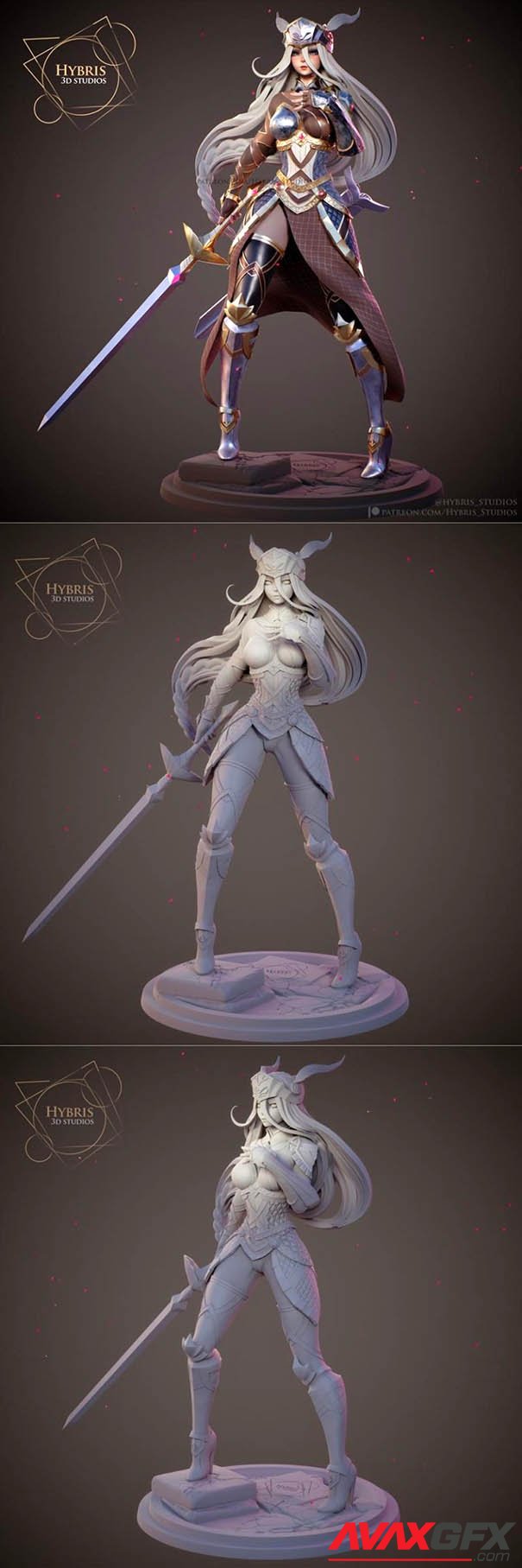 Valkyrie Profile Leneth – Hybris Studios – 3D Print