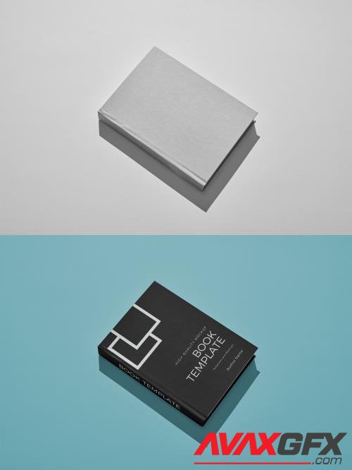 Hardcover Linen Book Mockup with Different Color Options 502472552 [Adobestock]