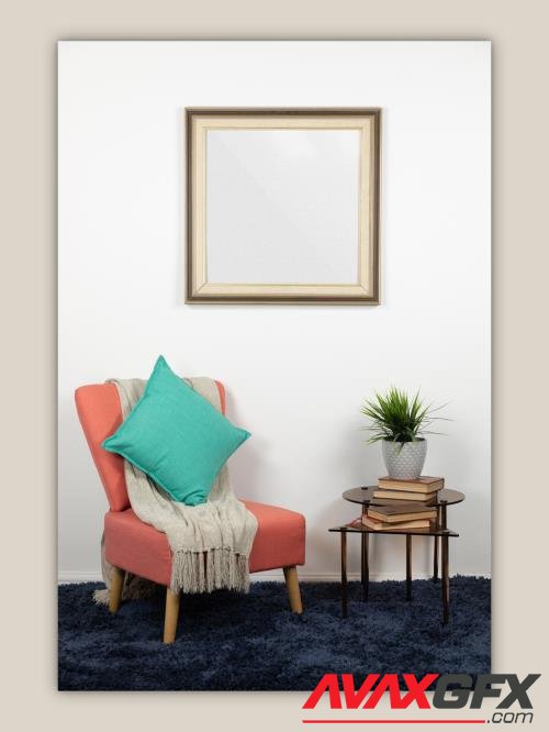 Picture Frame in Room Mockup 499171235 [Adobestock]