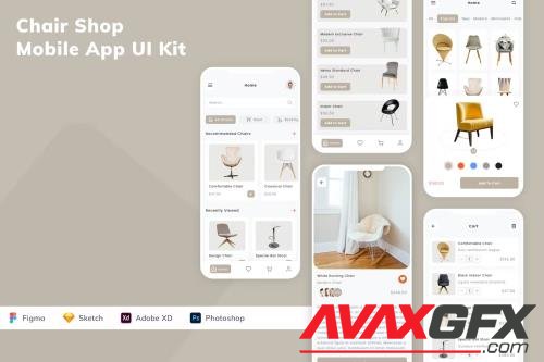 Chair Shop Mobile App UI Kit
