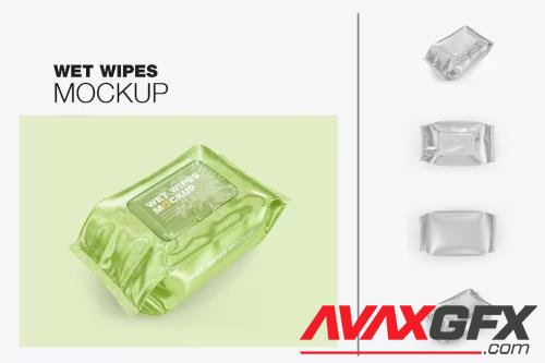 Set Wet Wipes Mockup [PSD]