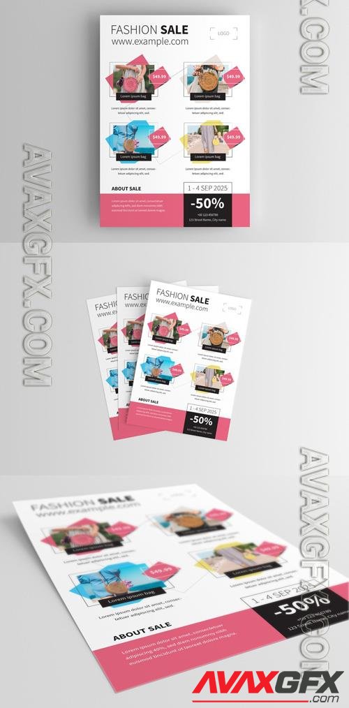 Business Product Sales Flyer Layout 218825571 [Adobestock]