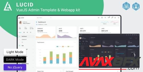 Lucid - VueJS Admin Template & Webapp kit 30291069 [ThemeForest]