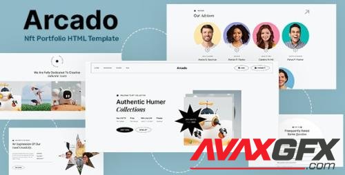 Arcado - Nft Portfolio HTML Template 42976330 [ThemeForest]