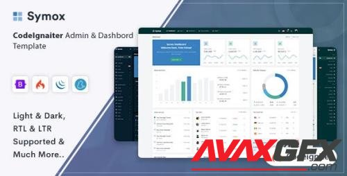 Symox - Codeigniter Admin & Dashboard Template 38145518 [ThemeForest]