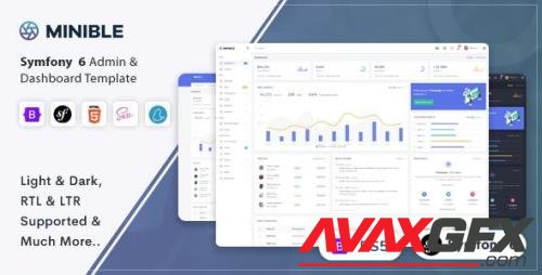 Minible - Symfony Admin & Dashboard Template 38049478 [ThemeForest]