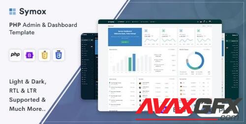 Symox - PHP Admin & Dashboard Template 37813675 [ThemeForest]