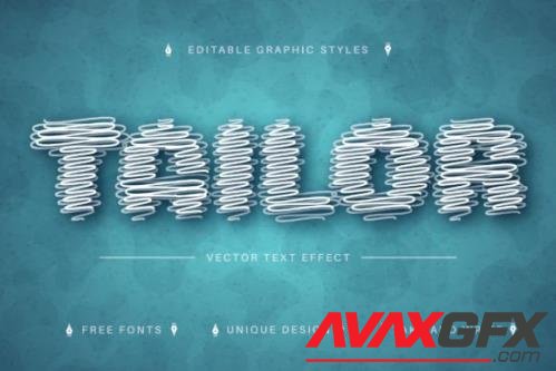 Tailor - Editable Text Effect, Font Style - 2462060