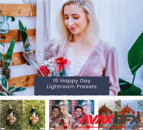 15 Happy Day Lightroom Presets - R8BSYPD