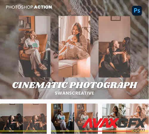 Cinematic Photograph Photoshop Action - W92ZL6C