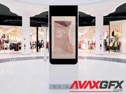 Shopping Mall Banner Screen Mockup 492673808 [Adobestock]