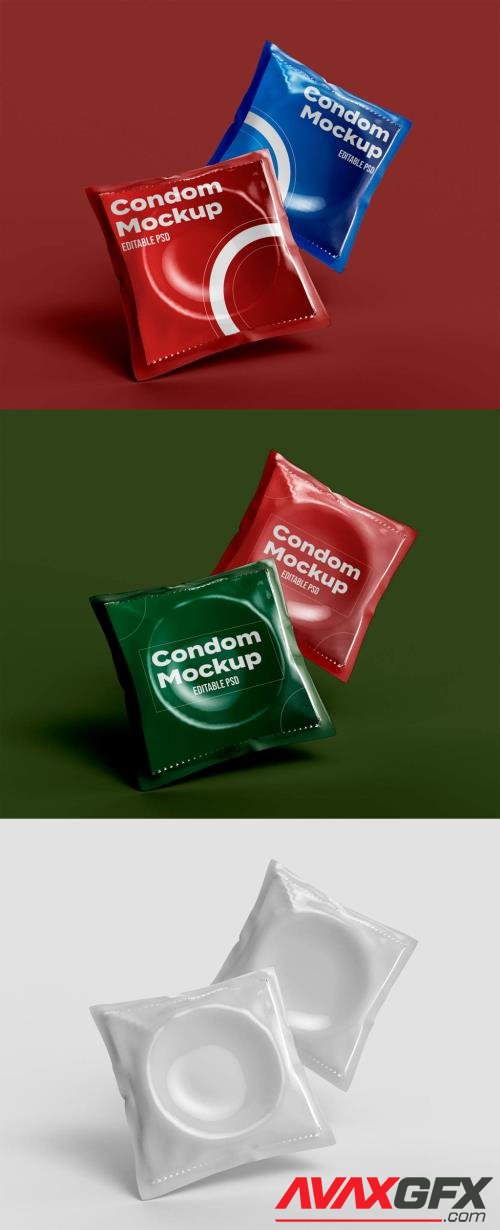 Two Condoms Mockup 490192378 [Adobestock]