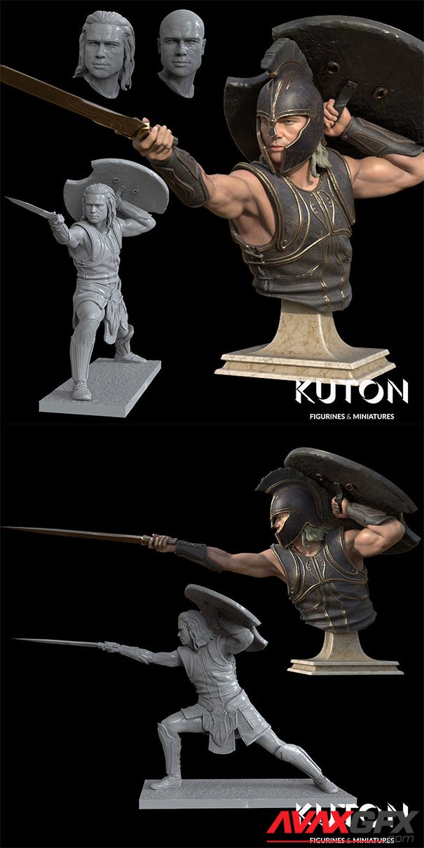 Achilles – Kuton Sculpts – 3D Print