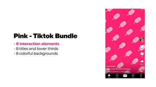Pink - TikTok Bundle 43768803 [Videohive]