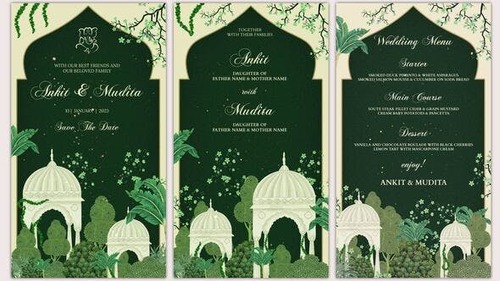 Unique wedding Invitation Traditional theme Card 43806515 [Videohive]