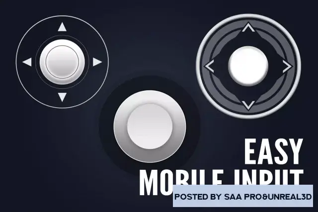 Easy mobile input | 10 Joystick images v2.1