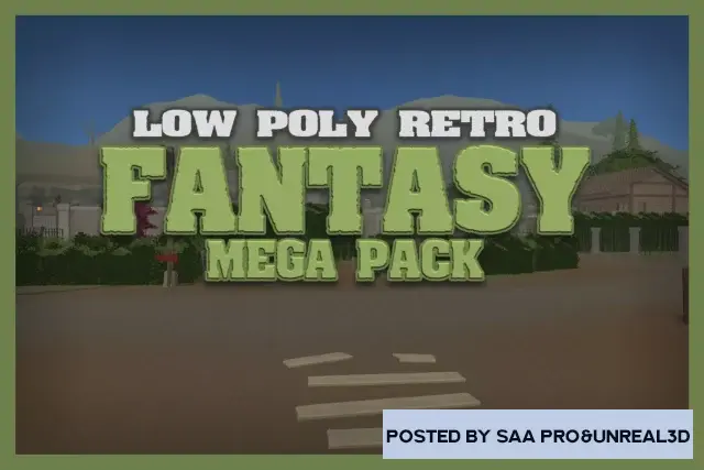 LOW POLY RETRO FANTASY Mega Pack v4.1.1