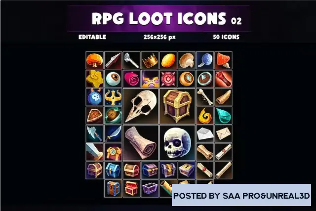 RPG Game Loot Icons 02