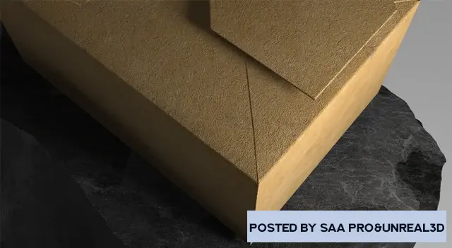 Substance Cardboard-Paper Material with 3ds Max scene by d'Atelier