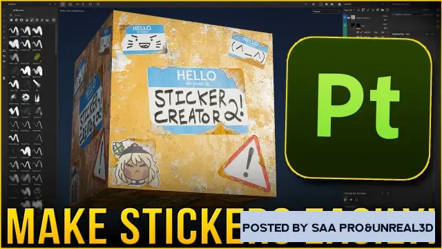 Substance Painter Sticker Creator 2