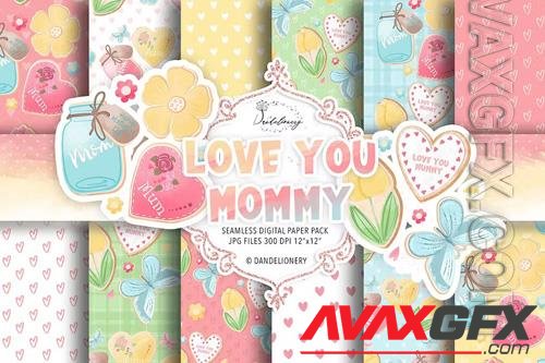 Love you mom digital paper pack[JPG]