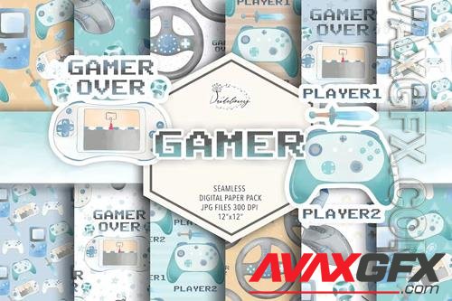 Gamer digital paper pack[JPG]