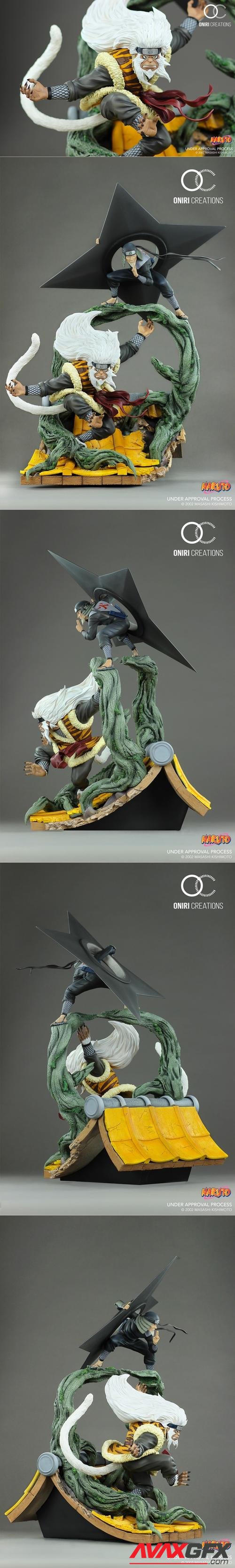 Oniri Creations - Sandaime Hokage - The last fight Naruto 3D Print