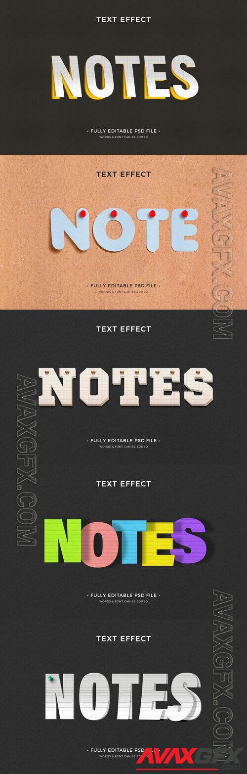 Psd style text effect editable set vol 265 [PSD]