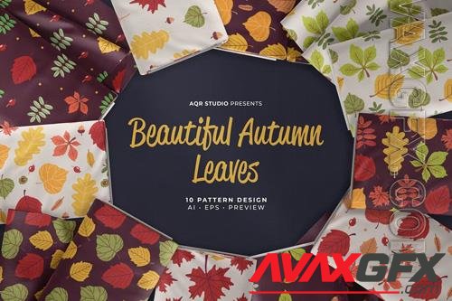 Beautiful Leaves - Seamless Pattern [EPS]