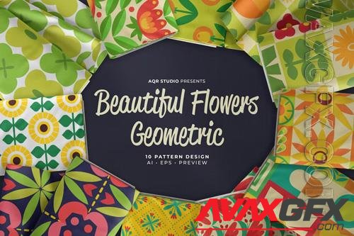 Beautiful Flowers - Seamless Pattern [EPS]