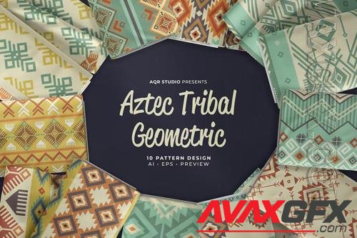 Aztec Tribal Geometric - Seamless Pattern [EPS]