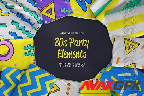 80s party element - Seamless Pattern [EPS]