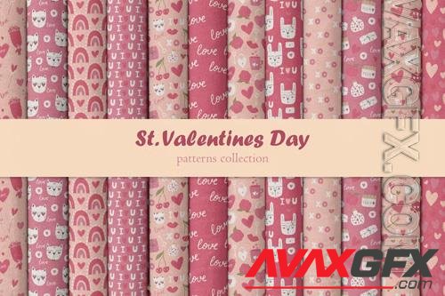 St Valentines Day Patterns Collection [PNG]