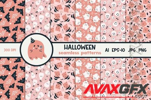 Halloween Digital Paper Patterns [PNG]