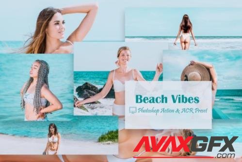 12 Photoshop Actions, Beach Vibes Ps