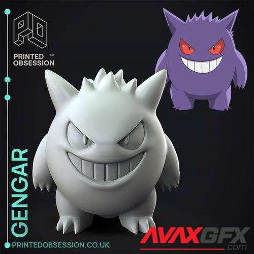 Gengar 3D Print