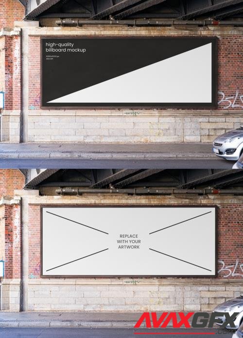 Billboard Outdoor Advertising Poster Mockup Template 545796991 [Adobestock]