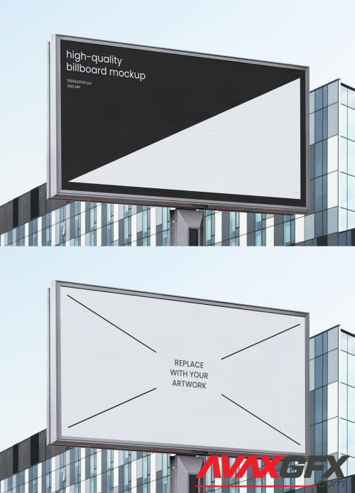 Billboard Outdoor Advertising Poster Mockup Template 545791143 [Adobestock]