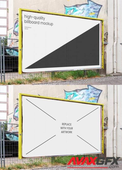 Billboard Outdoor Advertising Poster Mockup Template 545790995 [Adobestock]