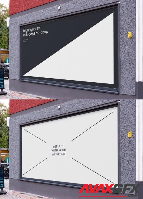 Facade Billboard Store Outdoor Advertising Poster Mockup 545790775 [Adobestock]