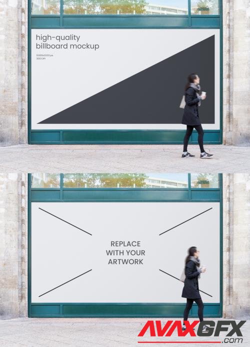 Facade Billboard Store Outdoor Advertising Poster Mockup 545790038 [Adobestock]