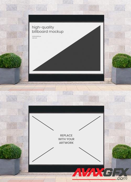 Facade Billboard Store Outdoor Advertising Poster Mockup 545789780 [Adobestock]