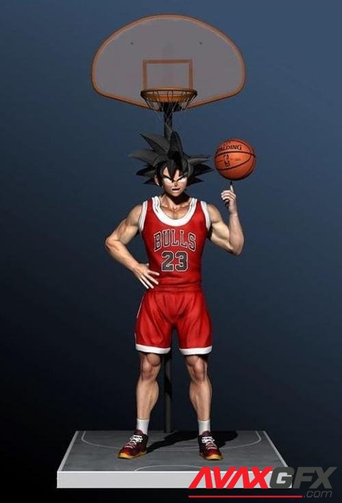 Basketball Goku Dragon Ball 3D Print